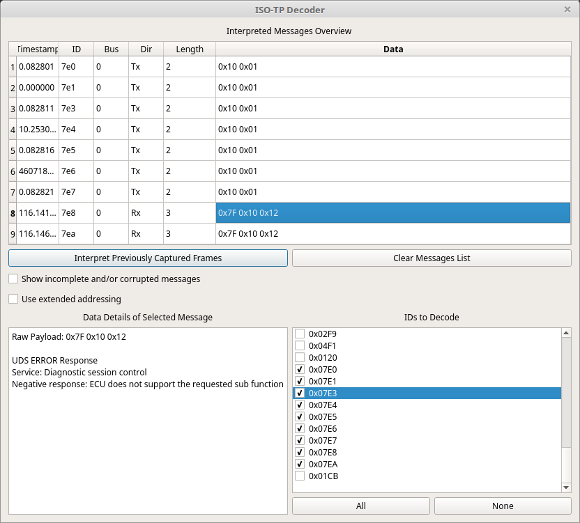 ISOTP Window