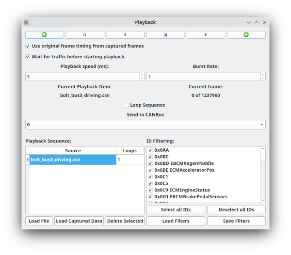 Playback Window