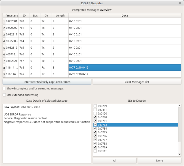 ISOTP Window