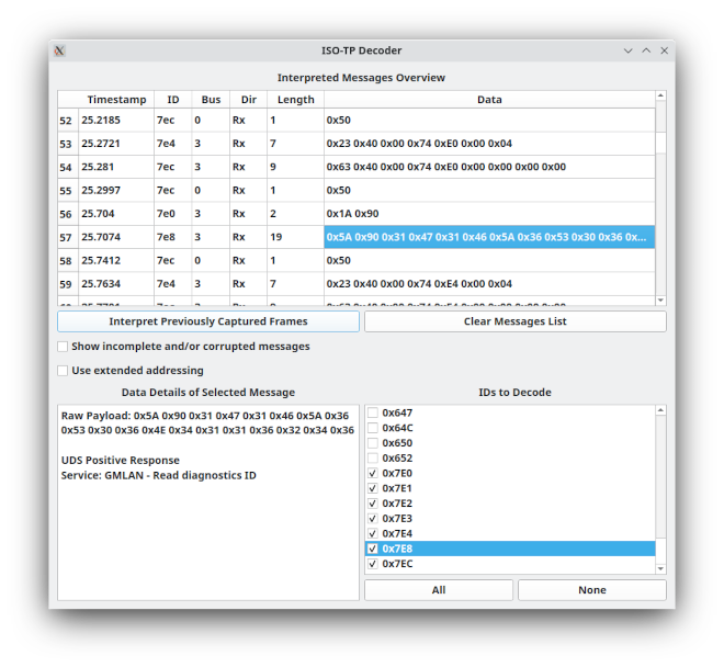 ISOTP Window