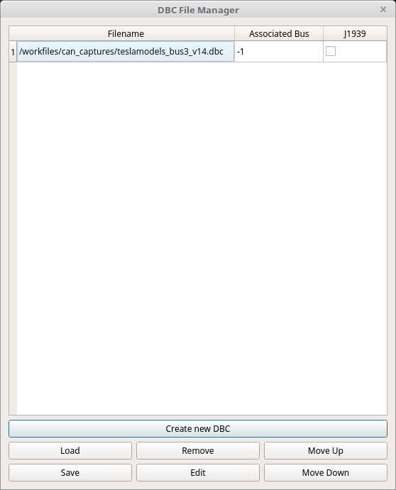 DBC File Manager